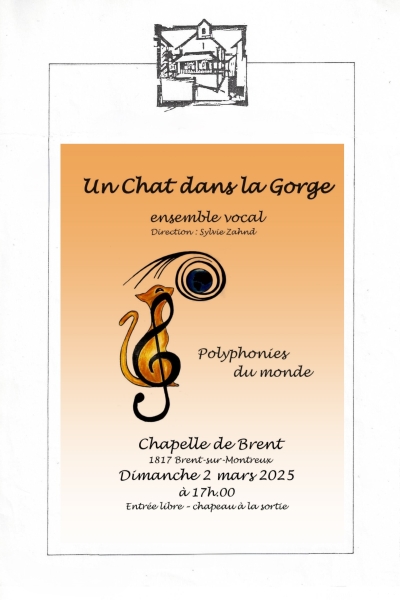 Affiche Un Chat dans la Gorge